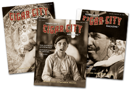 Cigar City Magazine cover designs